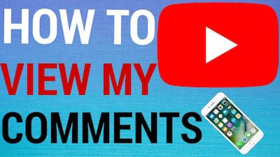 How To Find Comments On YouTube